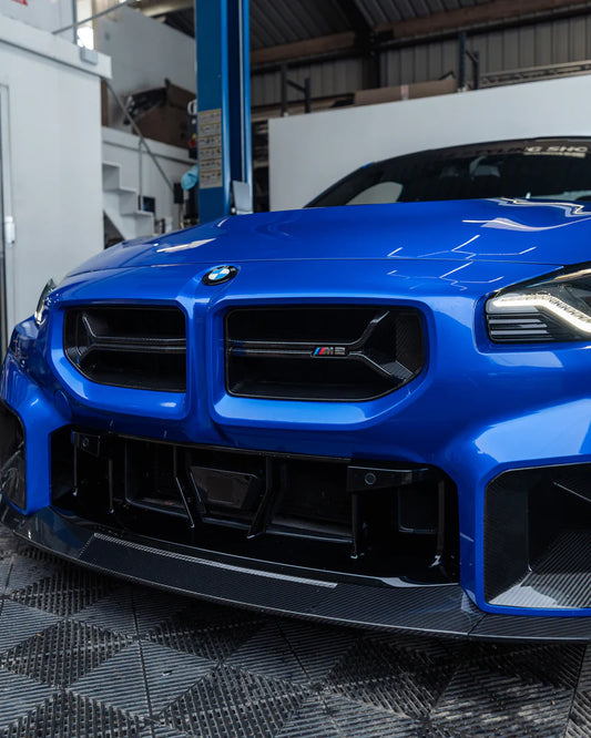 BMW M2 G87 PRE-PREG CARBON FIBRE CSL FRONT GRILLES BY TRE (2023 + ) - Carbon Rear Diffuser