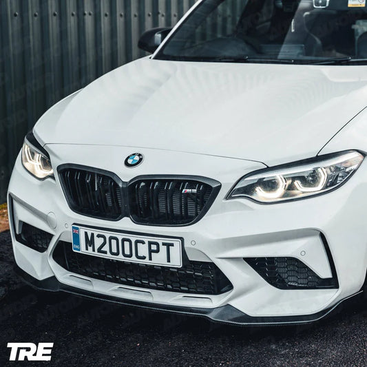BMW M2 Competition F87 Pre-preg Carbon Fibre CS Front Splitter by TRE (2018-2021)