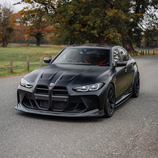 BMW M3 G80 G81 & BMW M4 G82 G83 Pre-Preg Carbon Fibre PR-1 Front Splitter by TRE (2021+)
