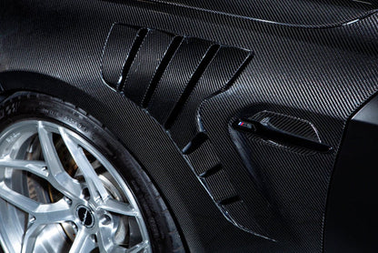 CARBON FIBRE FRONT FENDERS FOR BMW M2 & M2 COMPETITION (2015-2021 F87) By Alpha-N - Carbon Fenders