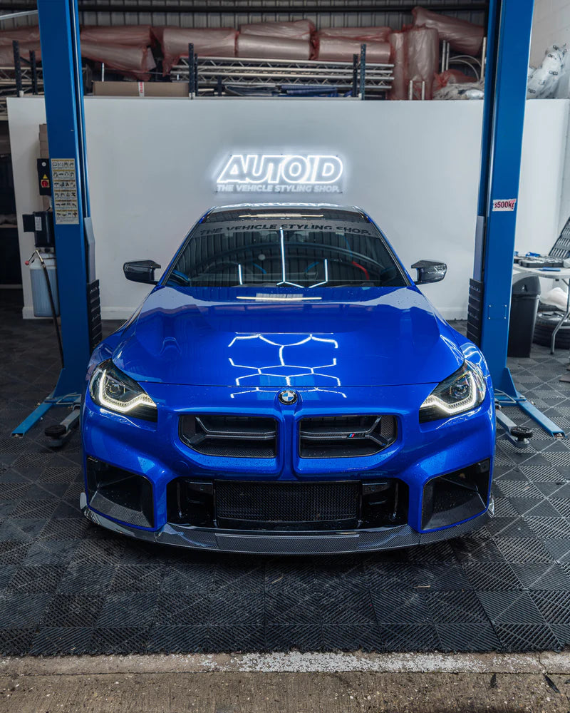 BMW G87 M2 TR87 CARBON FIBRE FLAT FRONT SPLITTER BY TRE (2023 + ) - Carbon Splitter