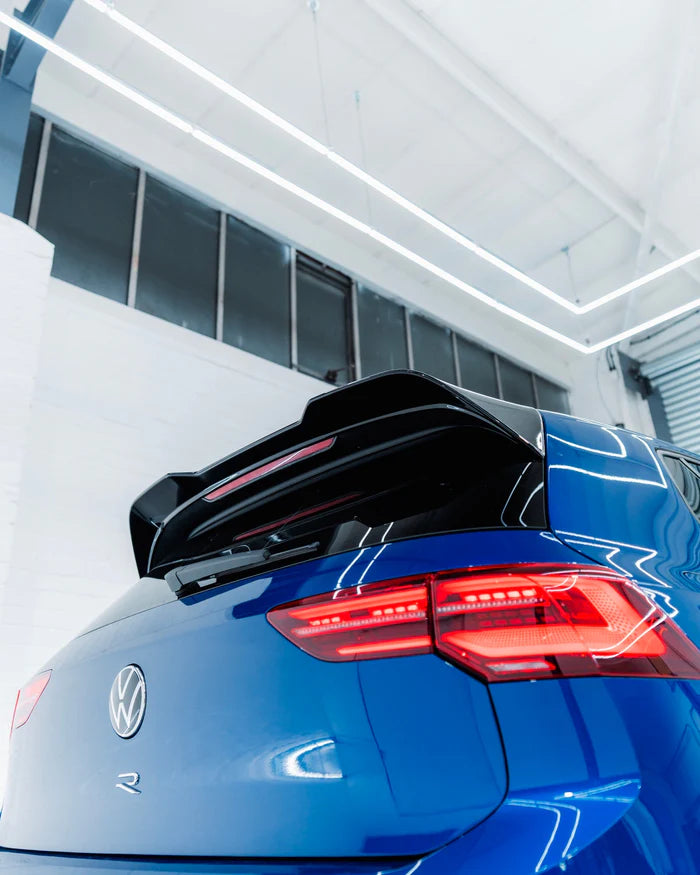 VW Golf R-Line / GTI / R / GTD / GTE Mk8 & Mk8.5 EVO-1 Gloss Black Rear Spoiler by ZAERO (2020+)
