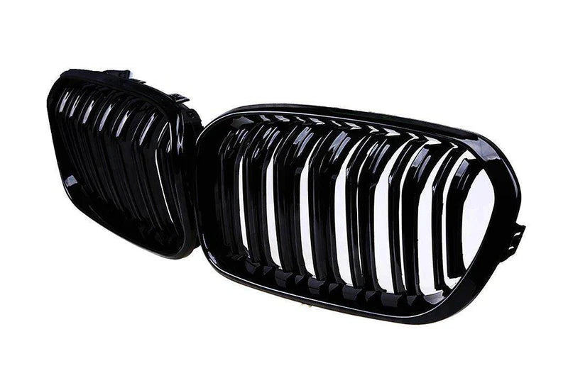 BMW 1 Series, M135i & M140i F20 F21 LCI Gloss Black Kidney Grilles (2015-2019)