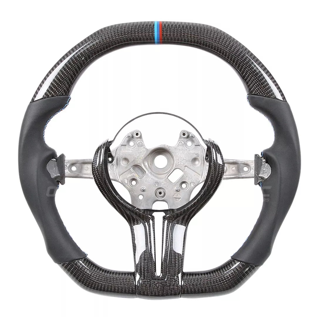 Carbon Flat Bottom Steering Wheel for BMW M2 F87/M3 F80/M4 F82/M5 F90 - Steering Wheel