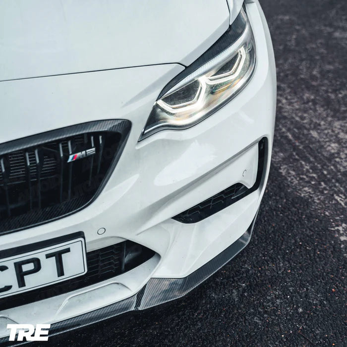 BMW M2 Competition F87 Pre-preg Carbon Fibre CS Front Splitter by TRE (2018-2021)
