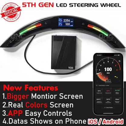 Galaxy Pro LED Steering Wheel for Volkswagen GTI/MK7 - Steering Wheel