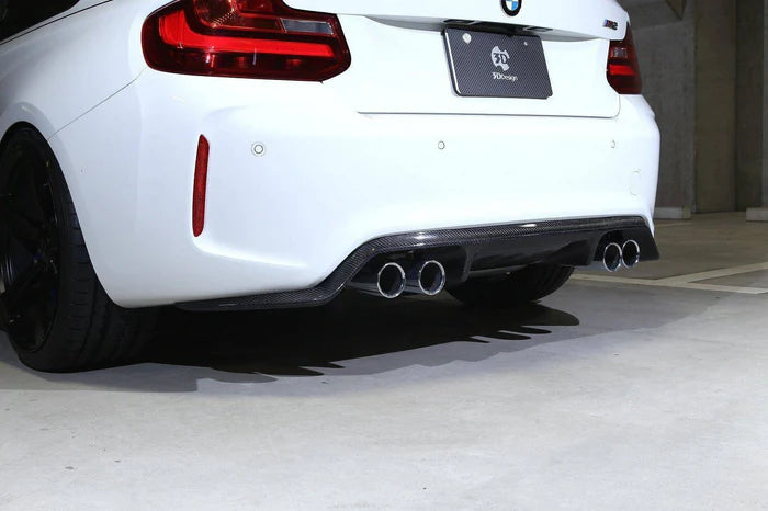 3DDesign Carbon Fibre Rear Diffuser (Type 1) for BMW M2 & M2 Competition (2015-2021, F87)