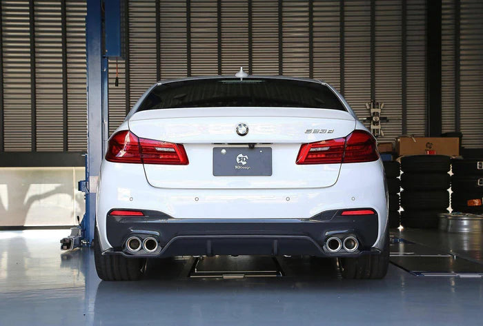 3DDesign Carbon Fibre Type 1 Rear Diffuser For BMW 5 Series M Sport (2017-2023, G30)