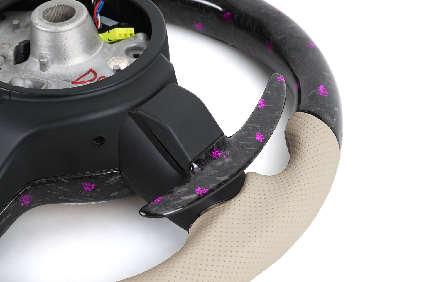 BMW Custom Steering Wheel Purple Forged Carbon Fibre LED F Series M2 M3 M4 X5 X6 - Steering Wheel