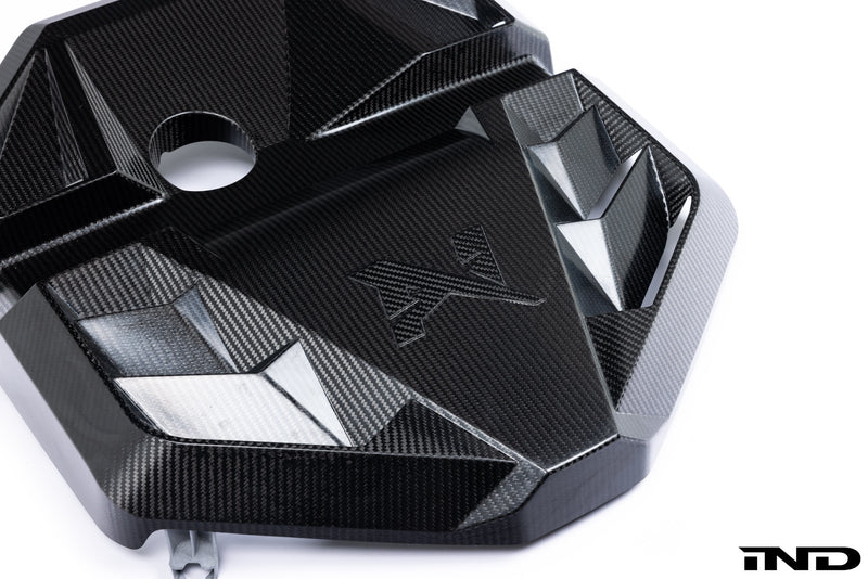 BMW M2 G87 Carbon Fibre Engine Cover by Alpha-N (2023 + ) - Carbon Engine Cover