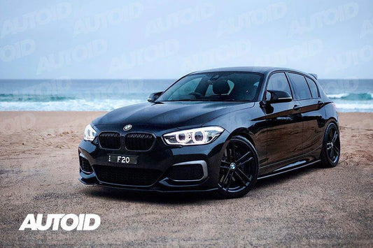 CARBON FIBRE DOUBLE SLAT KIDNEY GRILLES FOR BMW 1 SERIES (2015-2019, LCI F20 F21)