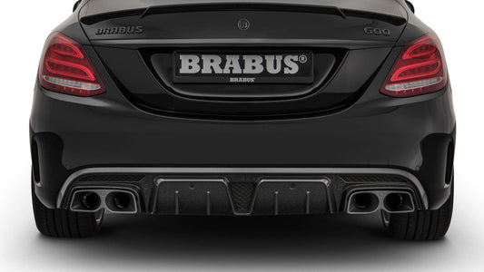 BRABUS C63 W205 CARBON REAR DIFFUSER UNTIL 07/2018 - RMT Performance European & Exotics
