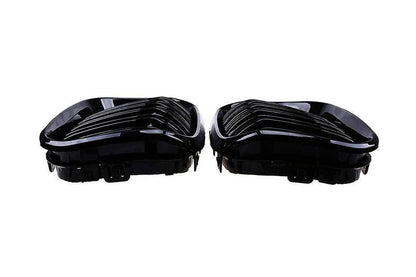BMW 1 Series, M135i & M140i F20 F21 LCI Gloss Black Kidney Grilles (2015-2019)