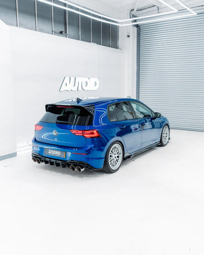 VW Golf R-Line / GTI / R / GTD / GTE Mk8 & Mk8.5 EVO-1 Gloss Black Rear Spoiler by ZAERO (2020+)