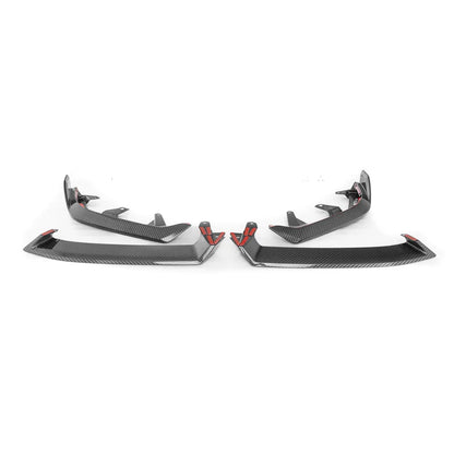 BMW 5 Series G60 G61 M Sport Pre-Preg Carbon Fibre Front Splitter by TRE (2024+)