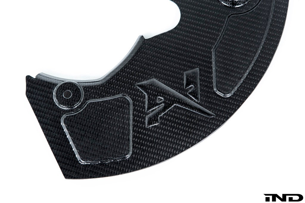 G8X M2 / M3 / M4 Carbon Brake Duct Shield Set by Alpha-N - Carbon Duct Vents