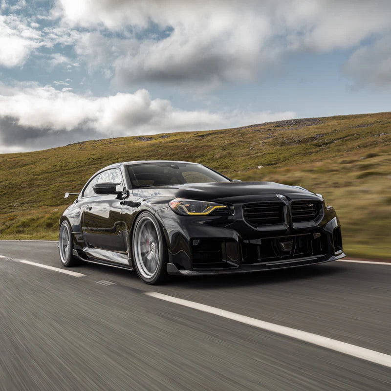 BMW G87 M2 TR87 CARBON FIBRE FRONT SPLITTER WITH WINGLETS BY TRE (2023 + ) - Carbon Splitter