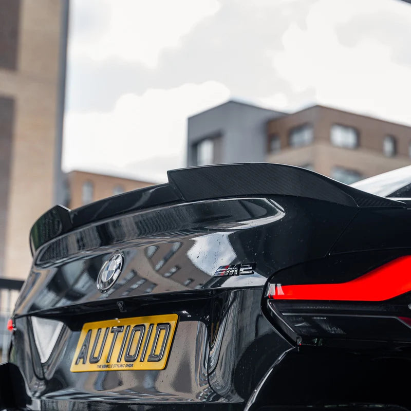 BMW M2 G87 2 SERIES & M240I G42 PRE-PREG CARBON FIBRE ID-01 REAR SPOILER BY TRE (2021 + ) - Carbon Rear Spoiler