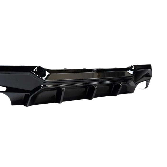 BMW M135i & 1 Series Dual Exit (128ti, 120d, 120i) F40 EVO-1 Gloss Black Rear Diffuser by ZAERO (2019-2024)