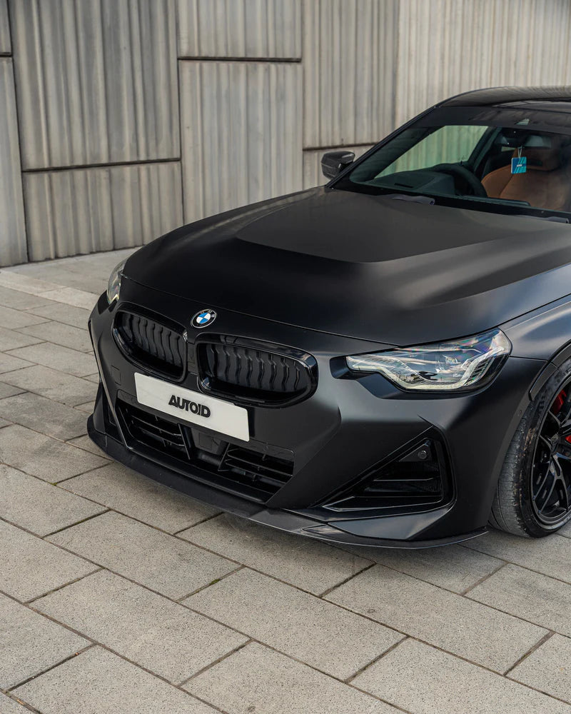 BMW 2 SERIES M SPORT & M240I G42 PRE-PREG CARBON FIBRE ID-01 FRONT SPLITTER BY TRE (2021 + ) - Carbon Splitter