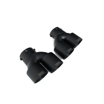 BMW M240I G42 M340I G20 AND M440I G22 CERAKOTE BLACK EXHAUST TIPS BY TRE (2021 + ) - Exhaust Tips