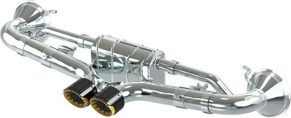 Capristo Valved Exhaust Muffler with Carbon Tips