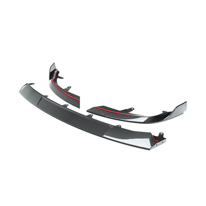 BMW G87 M2 TR87 CARBON FIBRE FRONT SPLITTER WITH WINGLETS BY TRE (2023 + ) - Carbon Splitter
