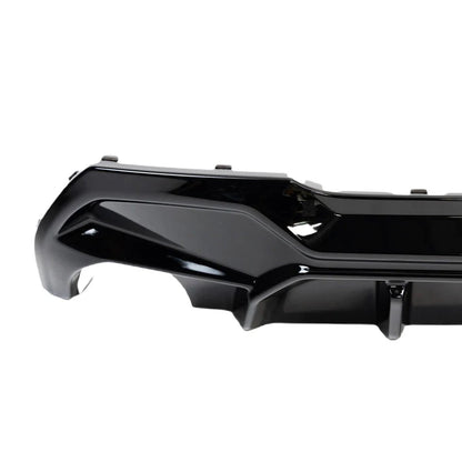 BMW 1 Series M Sport F40 Single Exit (116i 116d 118i 118d) EVO-1 Gloss Black Rear Diffuser by ZAERO (2019-2024)