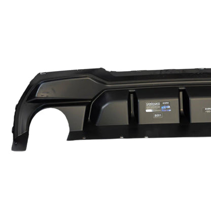 BMW M135i & 1 Series Dual Exit (128ti, 120d, 120i) F40 EVO-1 Gloss Black Rear Diffuser by ZAERO (2019-2024)