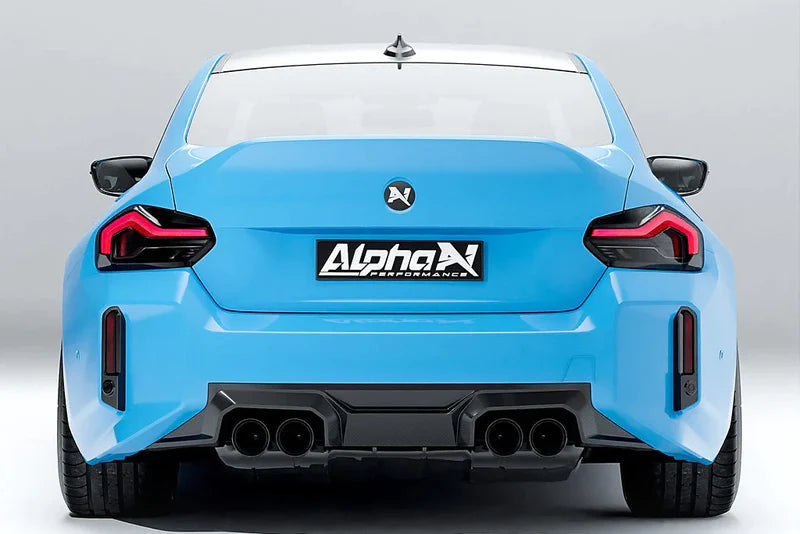 BMW M2 G87 Carbon Fibre Rear Diffuser by Alpha-N (2023 + ) - Carbon Rear Diffuser