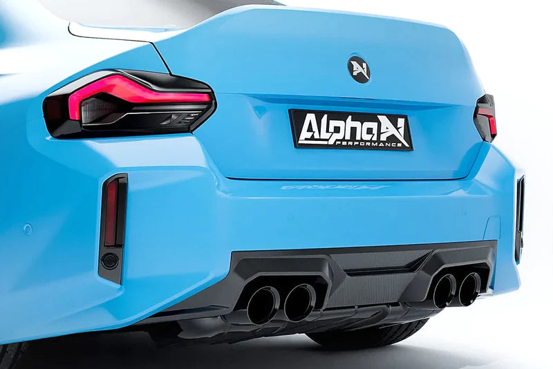 BMW M2 G87 Carbon Fibre Rear Diffuser by Alpha-N (2023 + ) - Carbon Rear Diffuser