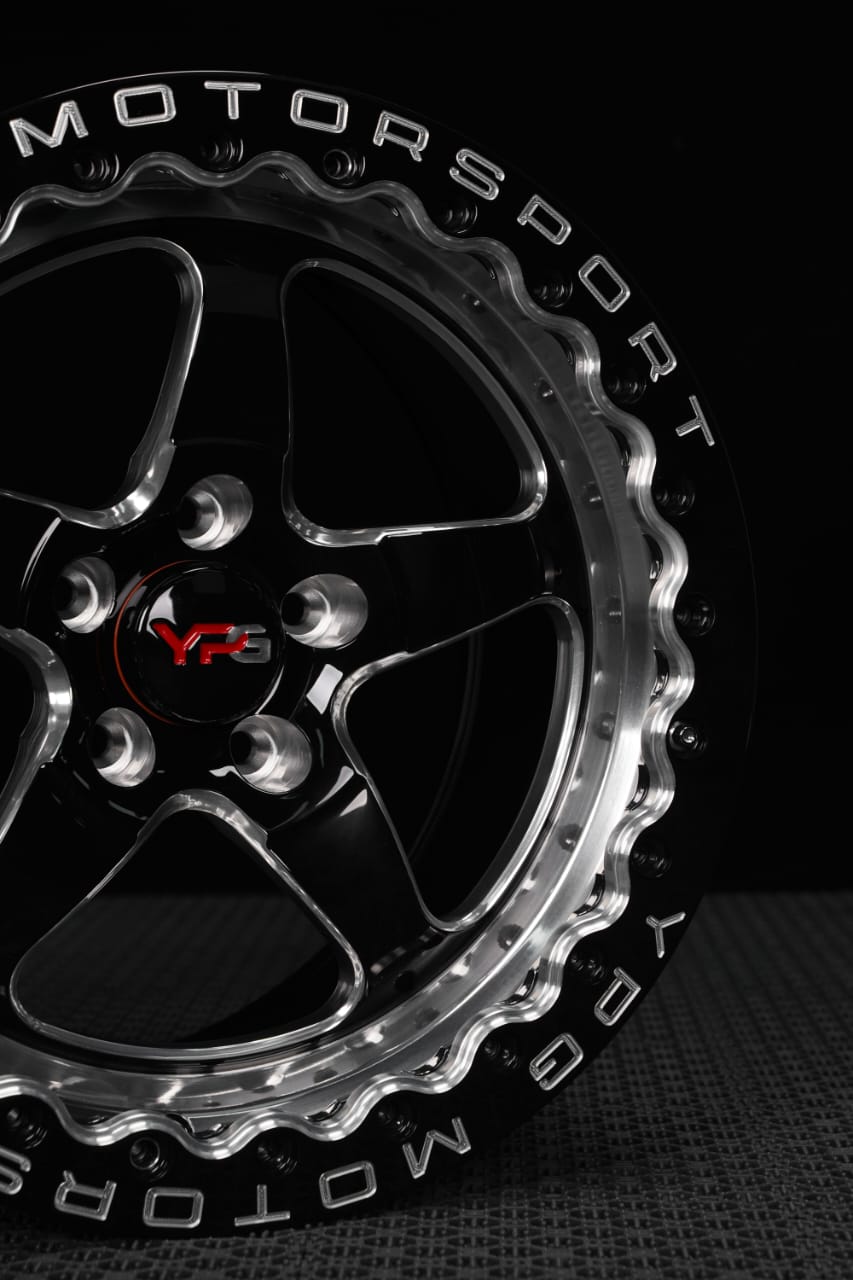 YPG beadlock ring CNC machined detail