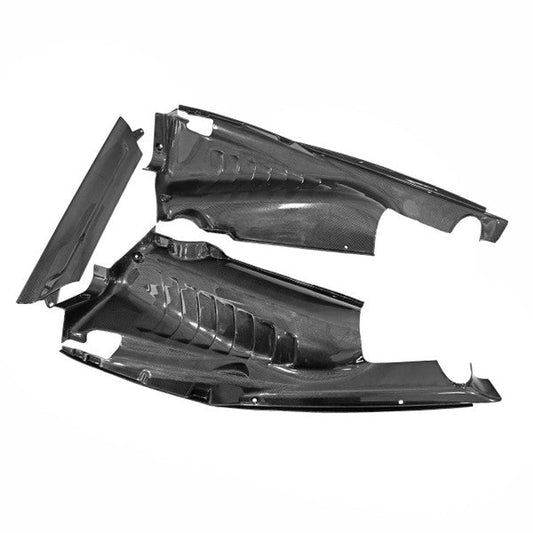 Carbon Fiber 3 Piece Engine Bay Set - Ferrari 488 GTB - Reinhart Autohaus