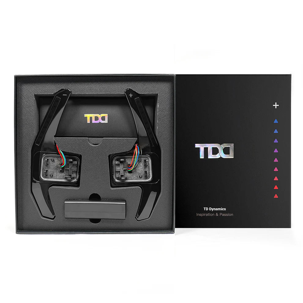 BMW F20/F21/F30 M2 F87 M3 F80 M4 F82 & M5 F90 CUSTOM CARBON FIBRE & GALAXY LED STEERING WHEEL BY TDD - Steering Wheel