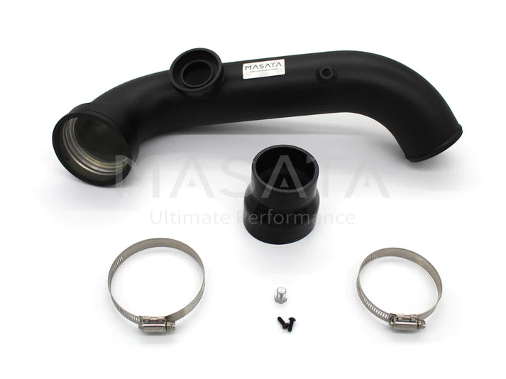 Masata BMW N54 E82 E90 E92 Aluminium Chargepipe with HKS BOV Blow Off Valve (1M, 135i & 335i) - RMT Performance European & Exotics