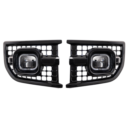 Front Square DRL Intakes - High Power LED For New Land Rover New Defender By Urban Automotive - Headlight Modules