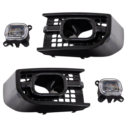 Front Square DRL Intakes - High Power LED For New Land Rover New Defender By Urban Automotive - Headlight Modules
