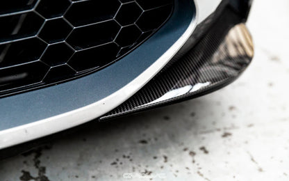 Alpha-N Carbon Fibre Front Bumper Corner Inserts for BMW M3 & M4 (2021 + G80 G81 G82 G83) - Front Bumper Attachment