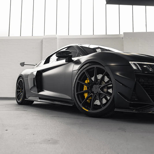 Audi R8 4S Facelift Pre-Preg Carbon Fibre Side Skirts by TRE