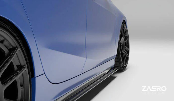 BMW 1 Series & M135i F40 EVO-1 Gloss Black Side Skirts by ZAERO (2019-2024)