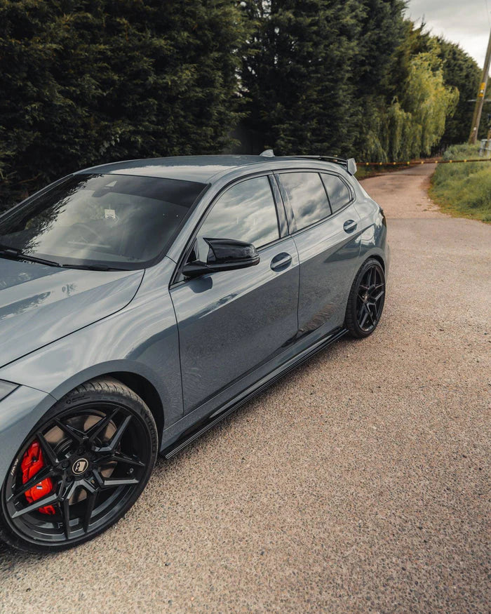 BMW 1 Series & M135i F40 EVO-1 Gloss Black Side Skirts by ZAERO (2019-2024)