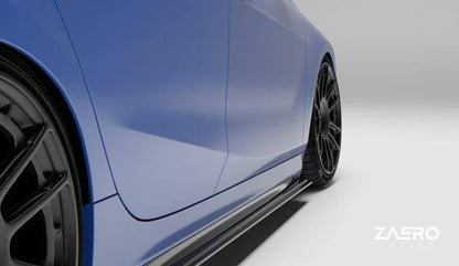 BMW 1 Series & M135i F40 EVO-1 Gloss Black Side Skirts by ZAERO (2019-2024)