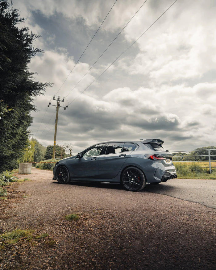 BMW 1 Series & M135i F40 EVO-1 Gloss Black Side Skirts by ZAERO (2019-2024)