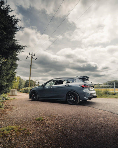 BMW 1 Series & M135i F40 EVO-1 Gloss Black Side Skirts by ZAERO (2019-2024)