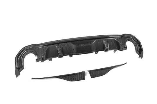 BMW 4 Series Gran Coupe G26 Pre-Preg Carbon Fibre Rear Diffuser Set by TRE (2021+)