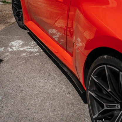 BMW G87 M2 TR87 Carbon Fibre Flat Side Skirts by TRE (2023+)