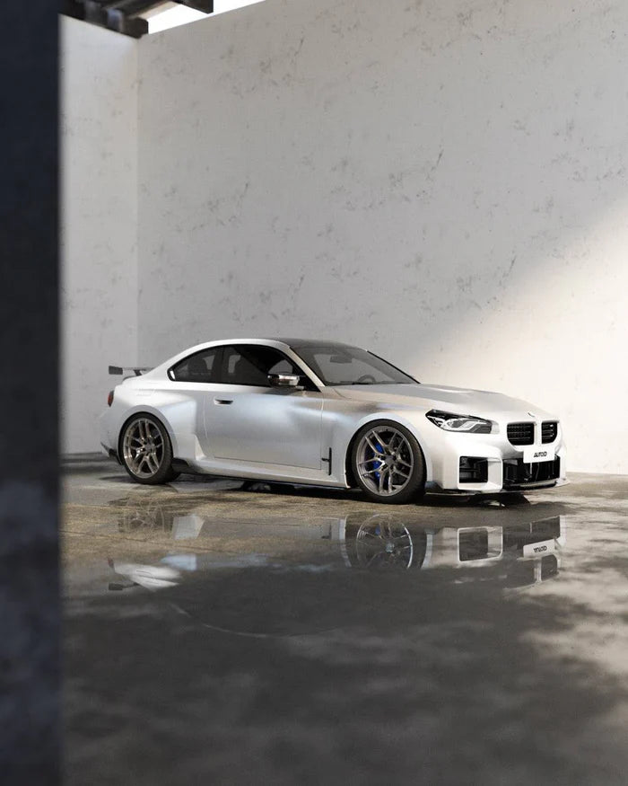 BMW G87 M2 TR87 Carbon Fibre Rear Bumper Winglets by TRE (2023+)