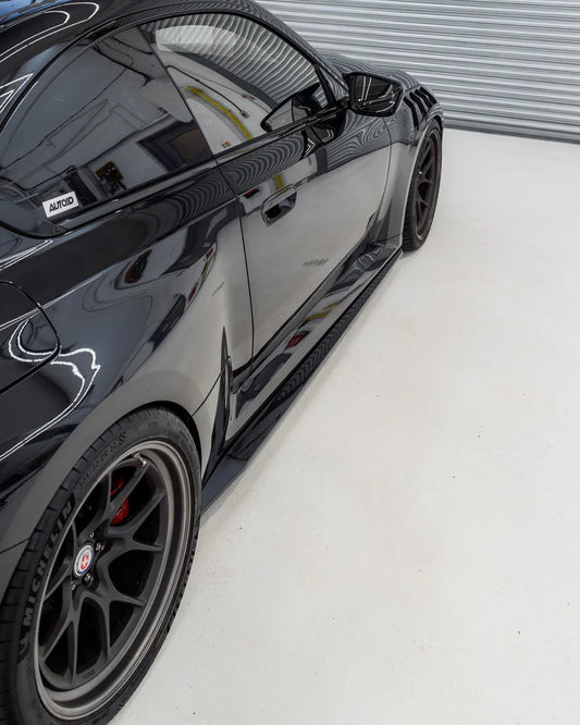 BMW M2 G87 EVO-S Gloss Black Side Skirts by ZAERO (2023+)