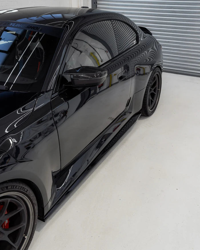BMW M2 G87 EVO-S Gloss Black Side Skirts by ZAERO (2023+)