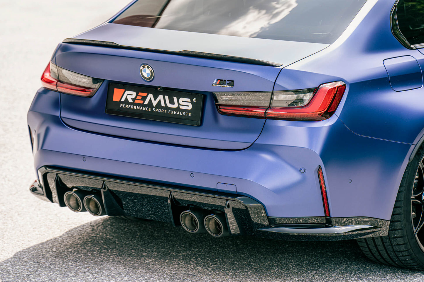 REMUS Valved RACING Axle-Back Exhaust For BMW M3/G80 M4/G82 & M3/G80 M4/G82 Competition